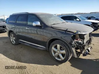 2011 Dodge Durango Citadel with VIN 1D4SE5GT3BC694713, listed as a Copart auction lot 47681695 with 201,673 mi miles and Salvage Title. Bid and sale history available at carsss.com. Image 4.