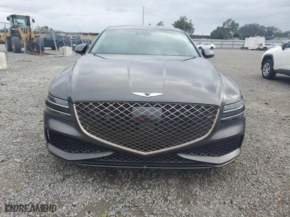 2023 Genesis G80 3.5T Sport with VIN KMTGB4SD7PU184986, listed as a Copart auction lot 74355444 with 5,157 mi miles and Non Repairable. Bid and sale history available at carsss.com. Image 5.