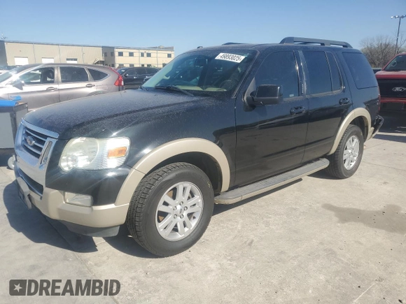2010 Ford Explorer Eddie Bauer with VIN 1FMEU6EEXAUA17671, listed as a Copart auction lot 49893025 with 141,766 mi miles and Salvage Title. Bid and sale history available at carsss.com. Image 1.