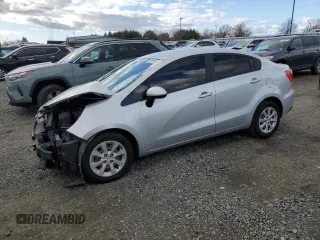 2016 Kia Rio LX with VIN KNADM4A38G6584710, listed as a Copart auction lot 45374045 with 97,932 mi miles and Salvage Title. Bid and sale history available at carsss.com. Image 1.