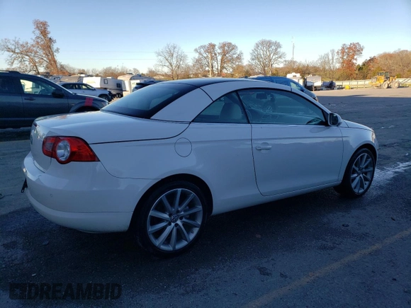 2007 Volkswagen Eos 3.2L with VIN WVWDB71F77V027135, listed as a Copart auction lot 81643084 with 93,318 mi miles and Salvage Title. Bid and sale history available at DreamBid. Image 3.