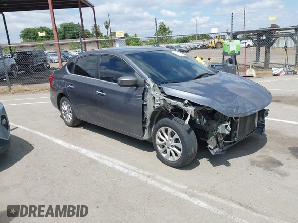 2019 Nissan Sentra SV with VIN 3N1AB7AP8KY354976, listed as a IAAI auction lot 42133669 with 84,263 mi miles and . Bid and sale history available at DreamBid. Image 1.
