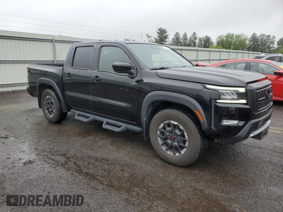 2022 Nissan Frontier Pro-4X z VIN 1N6ED1EK4NN686366, wystawiony jako Copart lot #57396085 z przebiegiem 50 753 mil mil oraz Szkoda całkowita • Salvage title. Historia ofert i sprzedaży dostępna na DreamBid. Obrazek 4.