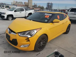 2017 Hyundai Veloster with VIN KMHTC6AD2HU316265, listed as a Copart auction lot 85071684 with 88,225 mi miles and Salvage Title. Bid and sale history available at carsss.com. Image 1.