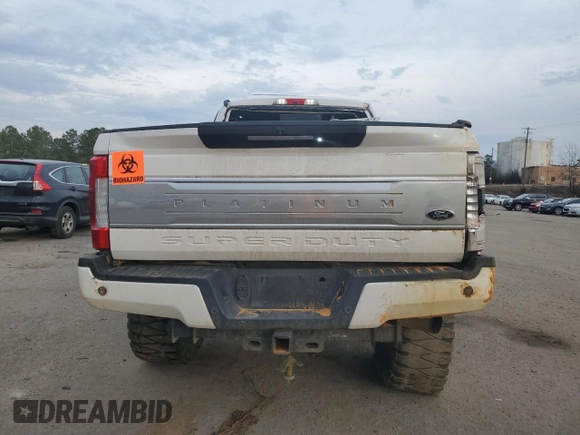 2018 Ford Super Duty F-250 SRW XL with VIN 1FT7W2BT0JEC97761, listed as a Copart auction lot 42546375 with 0 mi miles and Salvage Title. Bid and sale history available at carsss.com. Image 6.