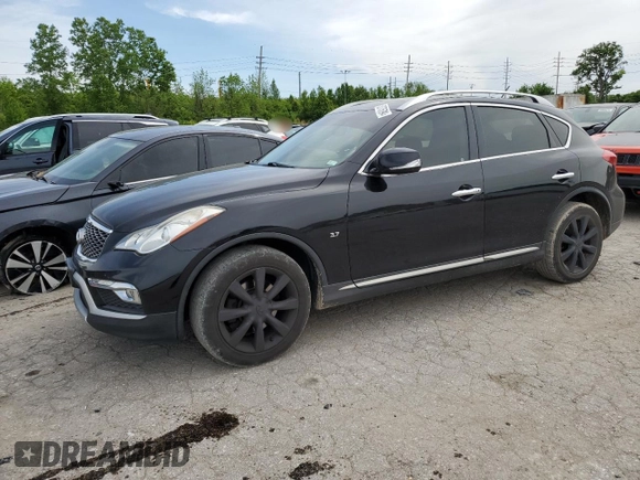 2017 Infiniti QX50 with VIN JN1BJ0RR0HM403944, listed as a Copart auction lot 52775794 with 105,916 mi miles and Salvage Title. Bid and sale history available at carsss.com. Image 1.