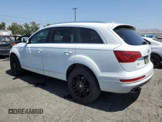 2013 Audi Q7 Premium Plus with VIN WA1LGAFE2DD013357, listed as a Copart auction lot 64761945 with 108,009 mi miles and Salvage title. Bid and sale history available at DreamBid. Image 2.