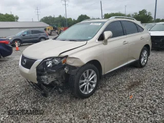 2011 Lexus RX 350 with VIN 2T2BK1BA0BC084419, listed as a Copart auction lot 58607015 with 159,030 mi miles and Salvage title. Bid and sale history available at DreamBid. Image 1.
