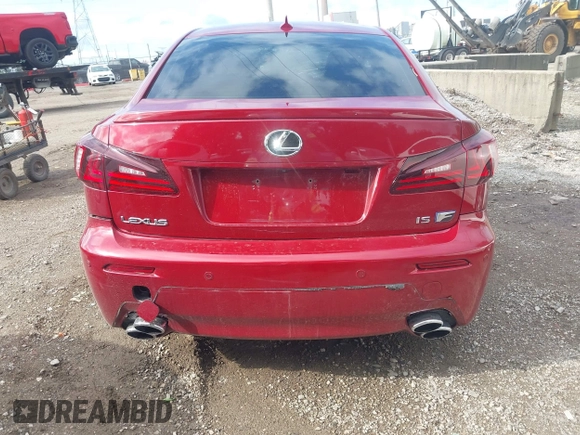 2008 Lexus IS F with VIN JTHBP262585001442, listed as a IAAI auction lot 42549906 with Not provided miles and . Bid and sale history available at DreamBid. Image 17.
