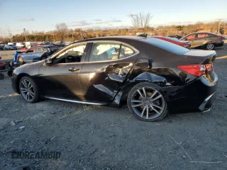 2020 Acura TLX w/Technology Pkg with VIN 19UUB2F49LA002850, listed as a Copart auction lot 83321444 with 49,890 mi miles and Salvage Title. Bid and sale history available at carsss.com. Image 2.