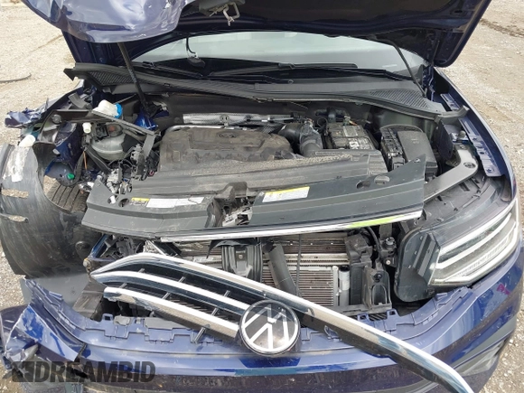 2022 Volkswagen Tiguan SE z VIN 3VV2B7AX2NM174360, wystawiony jako IAAI lot #42535724 z przebiegiem 34 723 mil mil oraz . Historia ofert i sprzedaży dostępna na DreamBid. Obrazek 10.