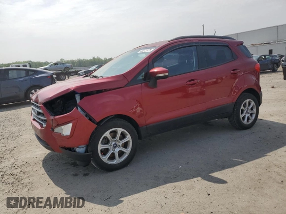 2021 Ford EcoSport SE z VIN MAJ3S2GE4MC453374, wystawiony jako Copart lot #60273325 z przebiegiem 27 884 mil mil oraz Szkoda całkowita • Salvage title. Historia ofert i sprzedaży dostępna na DreamBid. Obrazek 1.