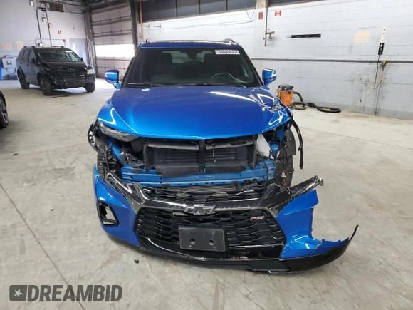 2021 Chevrolet Blazer RS z VIN 3GNKBKRS8MS542374, wystawiony jako Copart lot #56695675 z przebiegiem 29 274 mil mil oraz Szkoda całkowita • Salvage title. Historia ofert i sprzedaży dostępna na DreamBid. Obrazek 5.