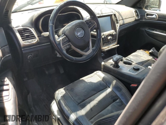 2014 Jeep Grand Cherokee Limited with VIN 1C4RJFBM3EC384398, listed as a Copart auction lot 57703835 with 153,255 mi miles and Salvage title. Bid and sale history available at DreamBid. Image 8.