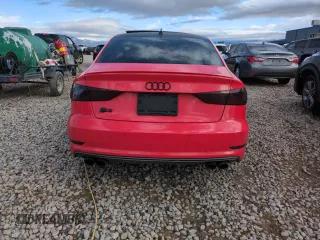 2016 Audi S3 Premium Plus with VIN WAUB1GFF4G1037189, listed as a Copart auction lot 43828595 with 77,857 mi miles and Salvage Title. Bid and sale history available at carsss.com. Image 6.