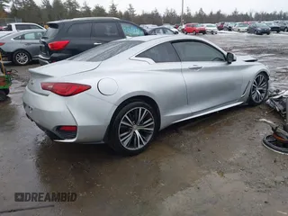 2018 Infiniti Q60 3.0t LUXE with VIN JN1EV7EL4JM391184, listed as a IAAI auction lot 41688193 with 123,925 mi miles. Bid and sale history available at carsss.com. Image 4.