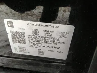 2023 Chevrolet Traverse LT Cloth with VIN 1GNERGKW1PJ172832, listed as a IAAI auction lot 41553672 with 26,184 mi miles. Bid and sale history available at carsss.com. Image 9.