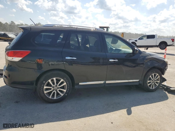 2014 Nissan Pathfinder SL with VIN 5N1AR2MN1EC733302, listed as a Copart auction lot 48968045 with 167,438 mi miles and Salvage Title. Bid and sale history available at carsss.com. Image 3.