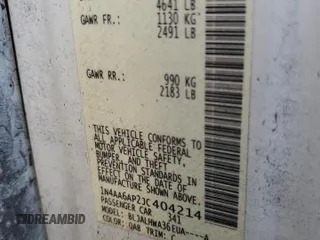 2018 Nissan Maxima SV z VIN 1N4AA6AP2JC404214, wystawiony jako Copart lot #56487975 z przebiegiem 117 276 mil mil oraz Szkoda całkowita • Salvage title. Historia ofert i sprzedaży dostępna na DreamBid. Obrazek 13.