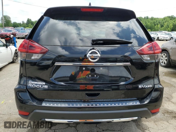 2019 Nissan Rogue SL with VIN 5N1AT2MV7KC795610, listed as a Copart auction lot 54126514 with 49,829 mi miles and Salvage Title. Bid and sale history available at carsss.com. Image 6.