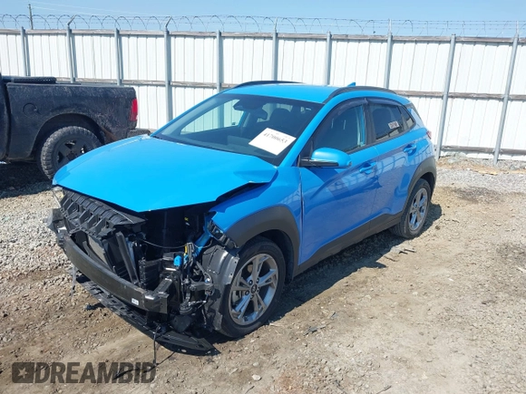 2022 Hyundai Kona SEL with VIN KM8K62AB0NU900007, listed as a IAAI auction lot 41700653 with 31,463 mi miles and . Bid and sale history available at carsss.com. Image 6.