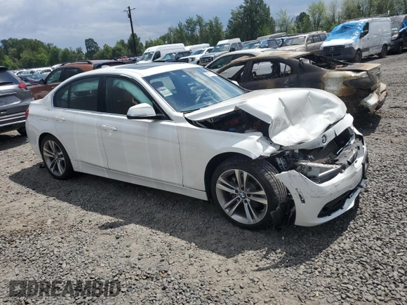 2018 BMW 3 Series 330i with VIN WBA8B9C5XJEE83087, listed as a Copart auction lot 58171245 with 69,846 mi miles and Salvage title. Bid and sale history available at DreamBid. Image 4.