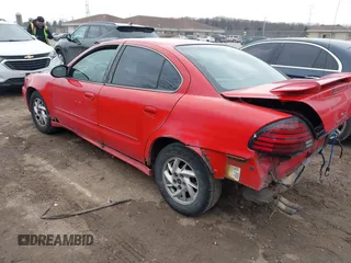 2004 Pontiac Grand Am SE1 with VIN 1G2NF52E64M515839, listed as a IAAI auction lot 41687504 with 194,818 mi miles. Bid and sale history available at carsss.com. Image 3.