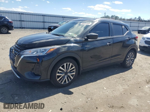 2022 Nissan Kicks SV with VIN 3N1CP5CVXNL526274, listed as a Copart auction lot 50654805 with 78,185 mi miles and Salvage Title. Bid and sale history available at carsss.com. Image 1.