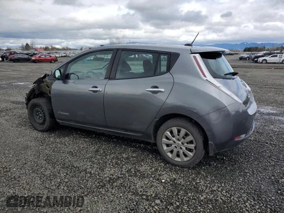 2015 Nissan LEAF S with VIN 1N4AZ0CP1FC331217, listed as a Copart auction lot 48134395 with 51,884 mi miles and Salvage Title. Bid and sale history available at DreamBid. Image 2.