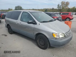 2001 Toyota Sienna CE with VIN 4T3ZF19C81U410244, listed as a Copart auction lot 77216714 with 259,226 mi miles and Salvage Title. Bid and sale history available at carsss.com. Image 4.