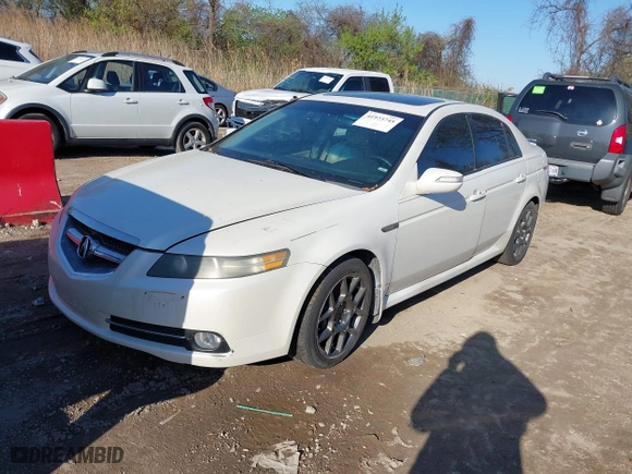 2008 Acura TL Type-S with VIN 19UUA76538A042552, listed as a IAAI auction lot 41973745 with 141,295 mi miles. Bid and sale history available at carsss.com. Image 2.