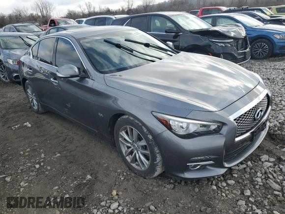 2017 Infiniti Q50 3.0t Signature Edition with VIN JN1EV7AR4HM837063, listed as a Copart auction lot 82882464 with 101,291 mi miles and Salvage Title. Bid and sale history available at carsss.com. Image 4.