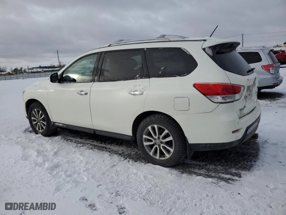2015 Nissan Pathfinder SL with VIN 5N1AR2MM4FC717040, listed as a Copart auction lot 83572274 with 249,156 mi miles and Salvage Title. Bid and sale history available at carsss.com. Image 2.