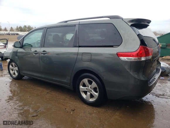2013 Toyota Sienna LE AAS with VIN 5TDKK3DC5DS283782, listed as a Copart auction lot 46442705 with 75,884 mi miles and Salvage Title. Bid and sale history available at carsss.com. Image 2.