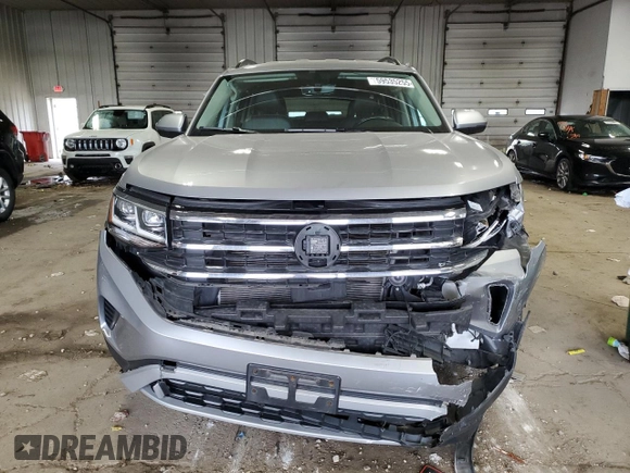 2021 Volkswagen Atlas SE with VIN 1V2LP2CA6MC528685, listed as a Copart auction lot 59535255 with Not provided miles and Salvage title. Bid and sale history available at DreamBid. Image 5.