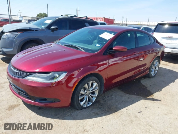 2015 Chrysler 200 S with VIN 1C3CCCBB2FN727144, listed as a IAAI auction lot 41848697 with 153,725 mi miles. Bid and sale history available at carsss.com. Image 18.