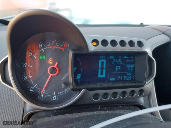 2012 Chevrolet Sonic LT with VIN 1G1JC5SHXC4119112, listed as a Copart auction lot 47313665 with 141,587 mi miles and Salvage Title. Bid and sale history available at carsss.com. Image 9.