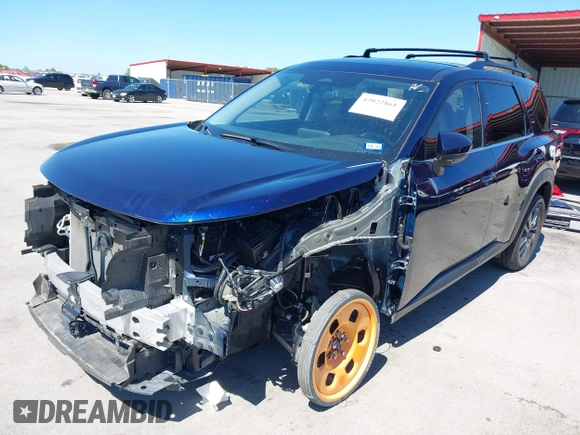 2024 Nissan Pathfinder SV with VIN 5N1DR3BA9RC201210, listed as a IAAI auction lot 42022861 with 26,068 mi miles and . Bid and sale history available at DreamBid. Image 21.