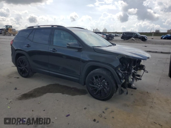 2023 GMC Terrain SLT z VIN 3GKALPEG1PL218329, wystawiony jako Copart lot #57949405 z przebiegiem 25 299 mil mil oraz Szkoda całkowita • Salvage title. Historia ofert i sprzedaży dostępna na DreamBid. Obrazek 4.