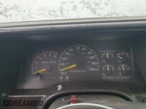 1997 GMC Sierra 1500 with VIN 1GTGC24R5VE524801, listed as a Copart auction lot 85451264 with 989,500 mi miles and Salvage Title. Bid and sale history available at DreamBid. Image 9.