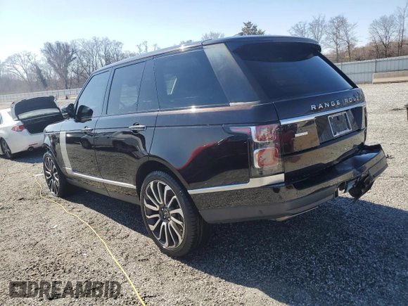 2018 Land Rover Range Rover Autobiography with VIN SALGV2RE0JA515305, listed as a Copart auction lot 46260115 with 95,491 mi miles and Salvage title. Bid and sale history available at DreamBid. Image 2.