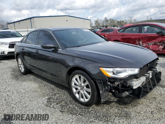 2014 Audi A6 2.0T Premium Plus with VIN WAUDFAFC3EN019690, listed as a Copart auction lot 50382115 with 116,928 mi miles and Salvage Title. Bid and sale history available at carsss.com. Image 4.
