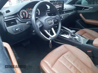 2023 Audi A5 Sportback Premium Plus with VIN WAUCBCF59PA025041, listed as a Copart auction lot 84925164 with 32,881 mi miles and Salvage Title. Bid and sale history available at carsss.com. Image 8.
