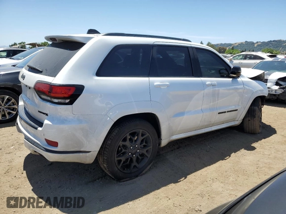2021 Jeep Grand Cherokee Limited with VIN 1C4RJFBG6MC670190, listed as a Copart auction lot 57999225 with 59,713 mi miles and Salvage title. Bid and sale history available at DreamBid. Image 3.