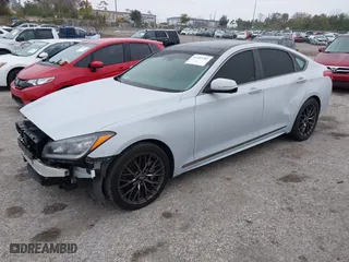 2020 Genesis G80 3.8L with VIN KMTFN4JE3LU328850, listed as a IAAI auction lot 41452761 with 58,898 mi miles. Bid and sale history available at carsss.com. Image 18.