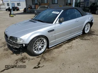 2003 BMW 3 Series M3 with VIN WBSBR934X3PK01085, listed as a Copart auction lot 52595545 with 147,248 mi miles and Salvage Title. Bid and sale history available at carsss.com. Image 1.