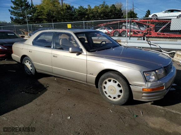 1996 Lexus LS 400 with VIN JT8BH22F4T0057240, listed as a Copart auction lot 72990254 with NaN miles and Salvage Title. Bid and sale history available at carsss.com. Image 4.