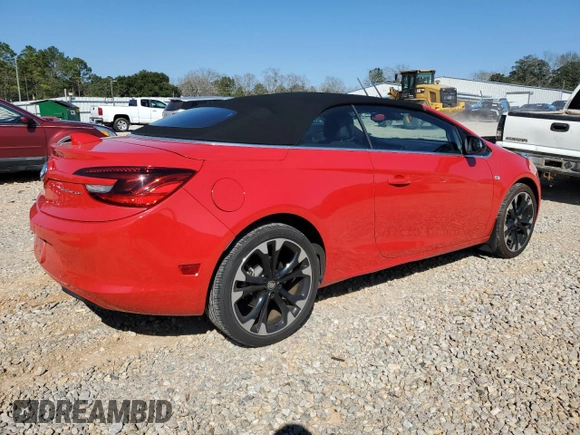 2018 Buick Cascada Sport Touring with VIN W04WJ3N57JG038678, listed as a Copart auction lot 46685445 with 7,505 mi miles and Salvage Title. Bid and sale history available at DreamBid. Image 3.