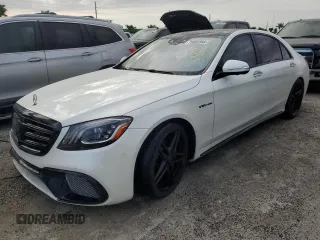 2020 Mercedes-Benz S 65 AMG with VIN W1KUG7KB5LA530117, listed as a Copart auction lot 75060394 with Not provided miles and Salvage title. Bid and sale history available at DreamBid. Image 1.