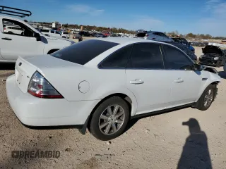2008 Ford Taurus SEL with VIN 1FAHP24W88G138256, listed as a Copart auction lot 83677454 with 105,087 mi miles and Salvage Title. Bid and sale history available at carsss.com. Image 3.